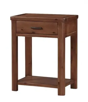 Andorra Console Table with Drawer - Dark Acacia