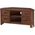 Andorra Corner TV Unit with Storage - Dark Acacia