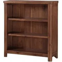Andorra Low Bookcase - Dark Acacia