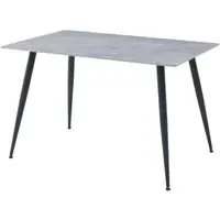 Argenta 4-Seater Dining Table - Grey, Sintered Stone