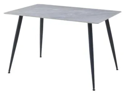 Argenta 4-Seater Dining Table - Grey, Sintered Stone