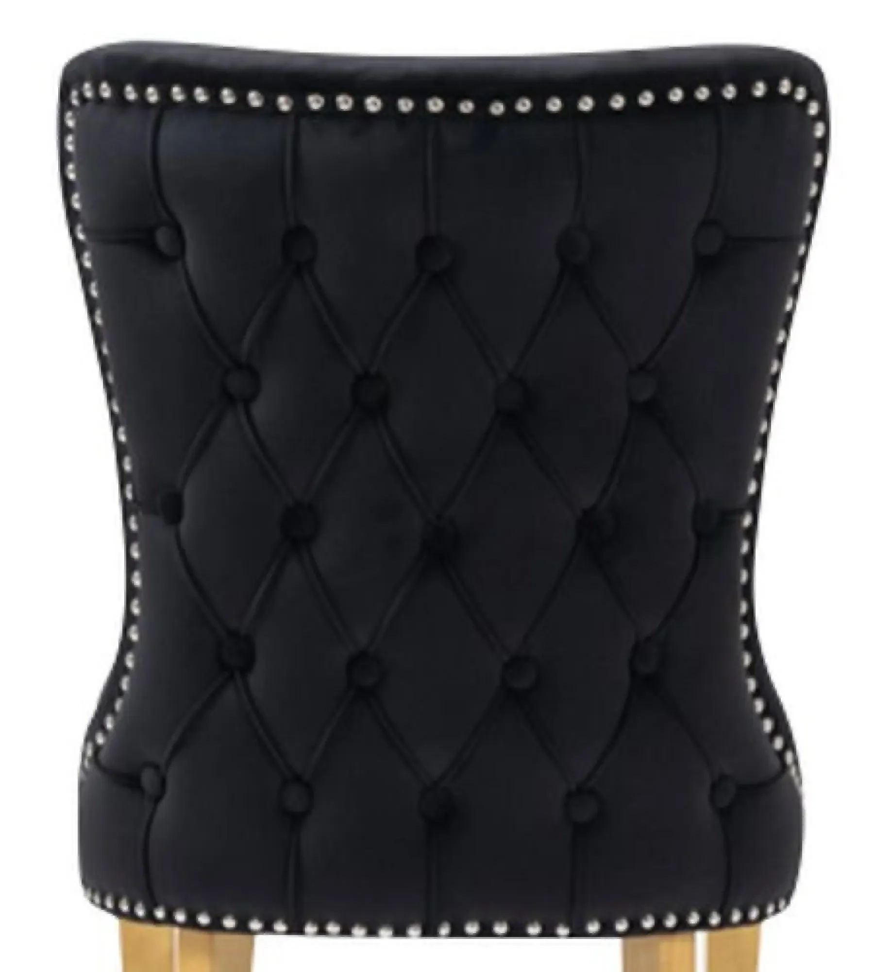 Ashley Dining Chair Set of 2 - Black, Velvet