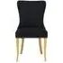 Ashley Dining Chair Set of 2 - Black, Velvet