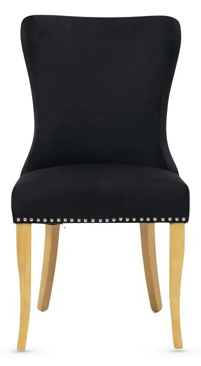 Ashley Dining Chair Set of 2 - Grey, Velvet