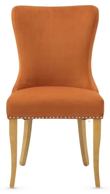 Ashley Dining Chair Set of 2 - Grey, Velvet