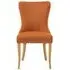 Ashley Dining Chair Set of 2 - Orange, Velvet