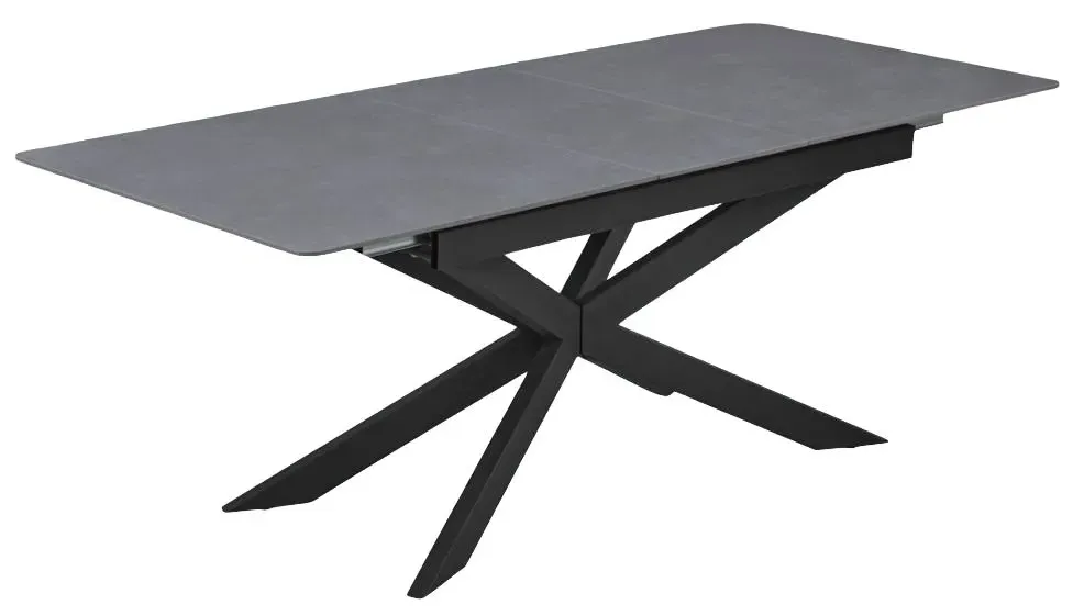 Azzurra Extendable Dining Table - Grey, Sintered Stone