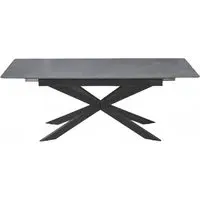 Azzurra Extendable Dining Table - Grey, Sintered Stone