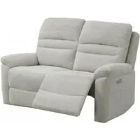 Belford 2-Seater Recliner Sofa - Beige, Fabric