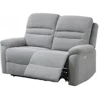 Belford 2-Seater Recliner Sofa - Grey, Fabric