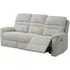 Belford 3-Seater Recliner Sofa - Beige, Fabric