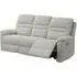 Belford 3-Seater Recliner Sofa Suite - Beige, Fabric