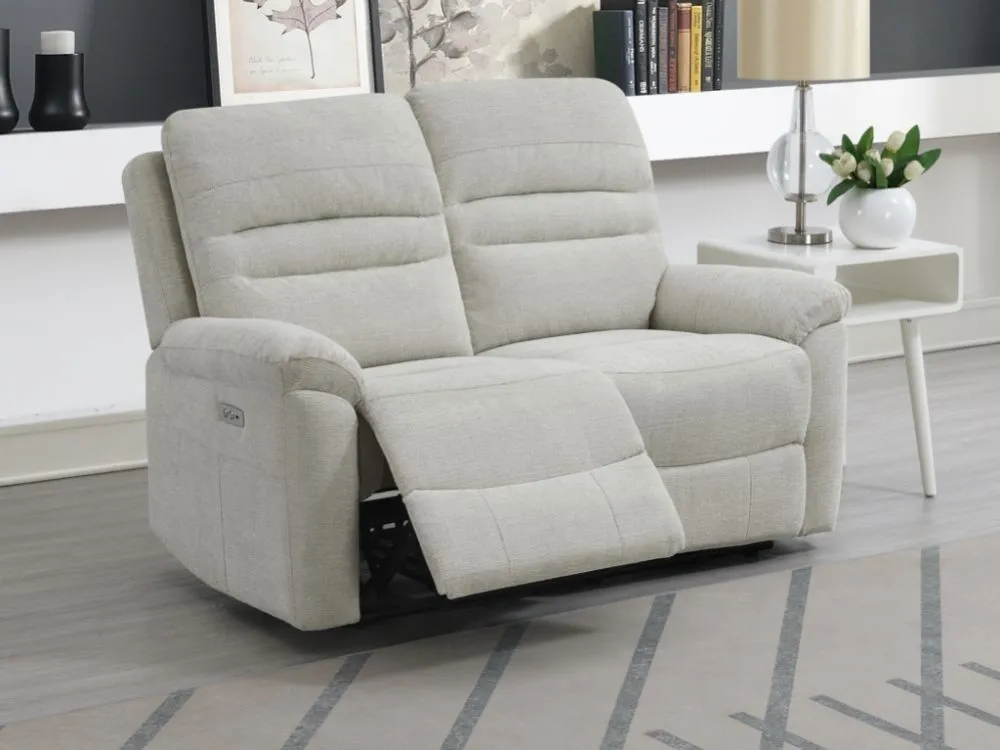Belford 3+2 Recliner Sofa Suite - Beige, Fabric