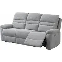 Belford 3+2 Recliner Sofa Suite - Grey, Fabric