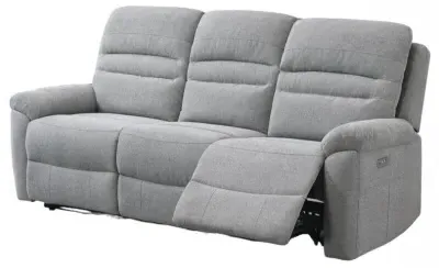 Belford 3+2 Recliner Sofa Suite - Grey, Fabric