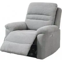 Belford Reclining Armchair - Grey, Fabric