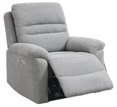 Belford Reclining Armchair - Grey, Fabric