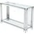 Belini Console Table - Glass, Silver