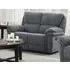 Belmont 2-Seater Recliner Sofa - Grey, Fabric