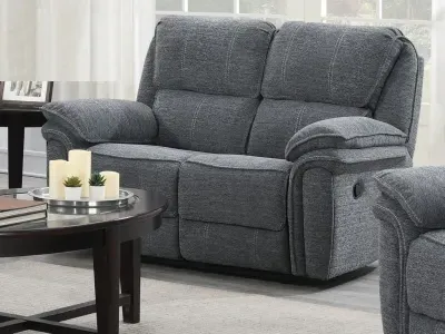 Belmont 2-Seater Recliner Sofa - Grey, Fabric image