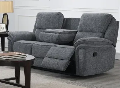 Belmont 3-Seater Recliner Sofa - Grey, Fabric