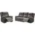 Berkeley 3+1+1 Seater Recliner Sofa Suite - Dark Grey
