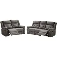 Berkeley 3+2 Seater Recliner Sofa Suite - Dark Grey
