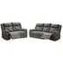 Berkeley 3+2 Seater Recliner Sofa Suite - Dark Grey