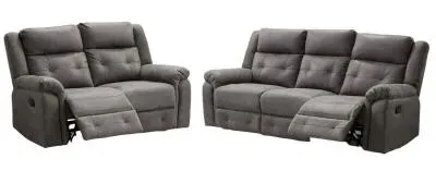 Berkeley 3+2 Seater Recliner Sofa Suite - Dark Grey image