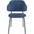 Blake Dining Chair Set of 4 - Navy Blue, Velvet