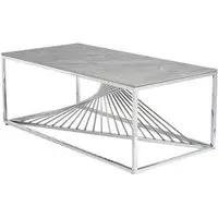 Calabria Coffee Table - Grey, Sintered Stone