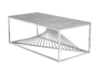 Calabria Coffee Table - Grey, Sintered Stone