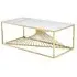 Calabria Coffee Table - White, Sintered Stone