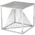 Calabria End Table - Grey, Sintered Stone