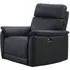 Carlton Electric Recliner Armchair - Navy Blue, Leather