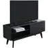 Carrington 1 Door TV Unit - Black Oak