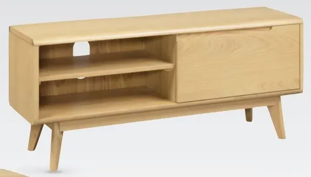 Carrington 1 Door TV Unit - Natural Oak