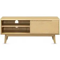 Carrington 1 Door TV Unit - Natural Oak