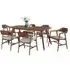Carrington 4-6 Seater Extending Dining Set - Walnut