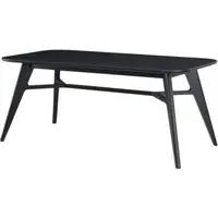 Carrington 6-Seater Dining Table - Black Oak