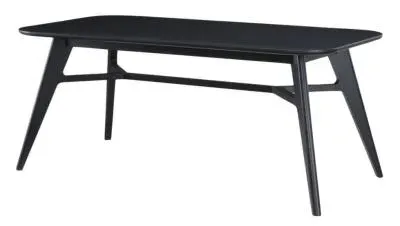 Carrington 6-Seater Dining Table - Black Oak image