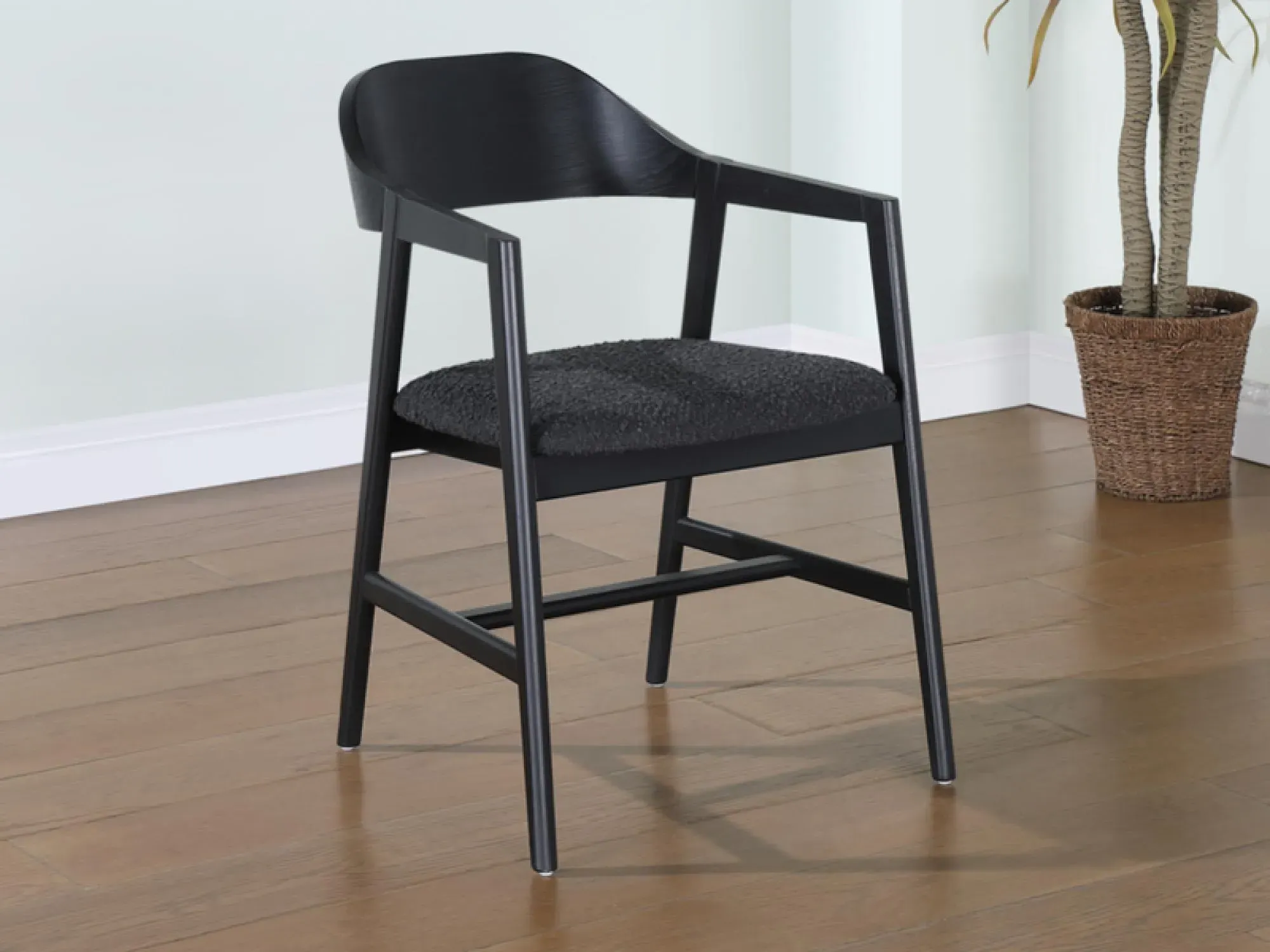 Carrington Carver Dining Chair Set of 2 - Black Oak