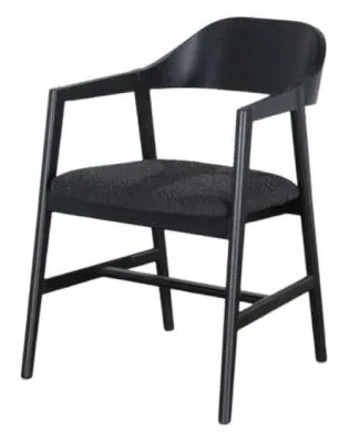 Carrington Carver Dining Chair Set of 2 - Black Oak image