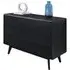 Carrington Compact Sideboard with Storage - Black Oak