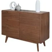 Carrington Compact Sideboard with Storage - Walnut