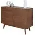 Carrington Compact Sideboard with Storage - Walnut