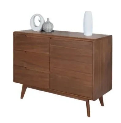 Carrington Compact Sideboard with Storage - Walnut