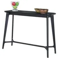 Carrington Console Table - Black Oak
