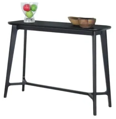 Carrington Console Table - Black Oak image