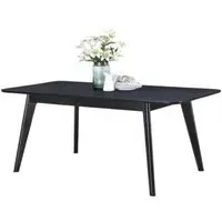 Carrington Extendable Dining Table - Black Oak